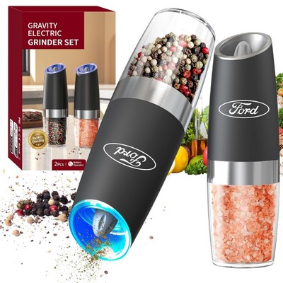 Gravity Electric Salt & Pepper Grinder Set