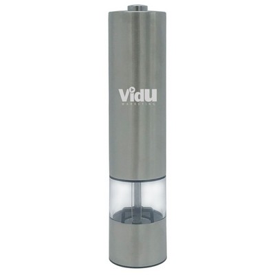 Stainless Steel Electric Salt and Pepper Grinder Battery Operated