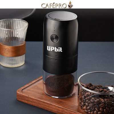 CafePro Electric Coffee Grinder and Ceramic Burr, One-Touch Operation